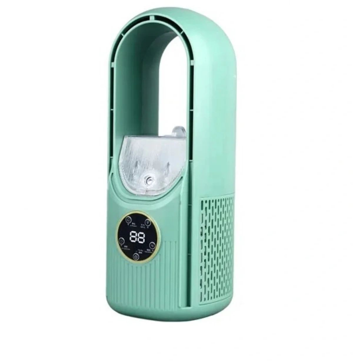 30x10cm Μίνι Ανεμιστηράκι Χειρός Υδρονέφωση, LED Φωτισμό & USB