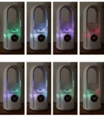 30x10cm Μίνι Ανεμιστηράκι Χειρός Υδρονέφωση, LED Φωτισμό & USB