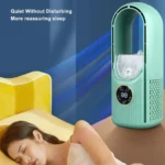 30x10cm Μίνι Ανεμιστηράκι Χειρός Υδρονέφωση, LED Φωτισμό & USB