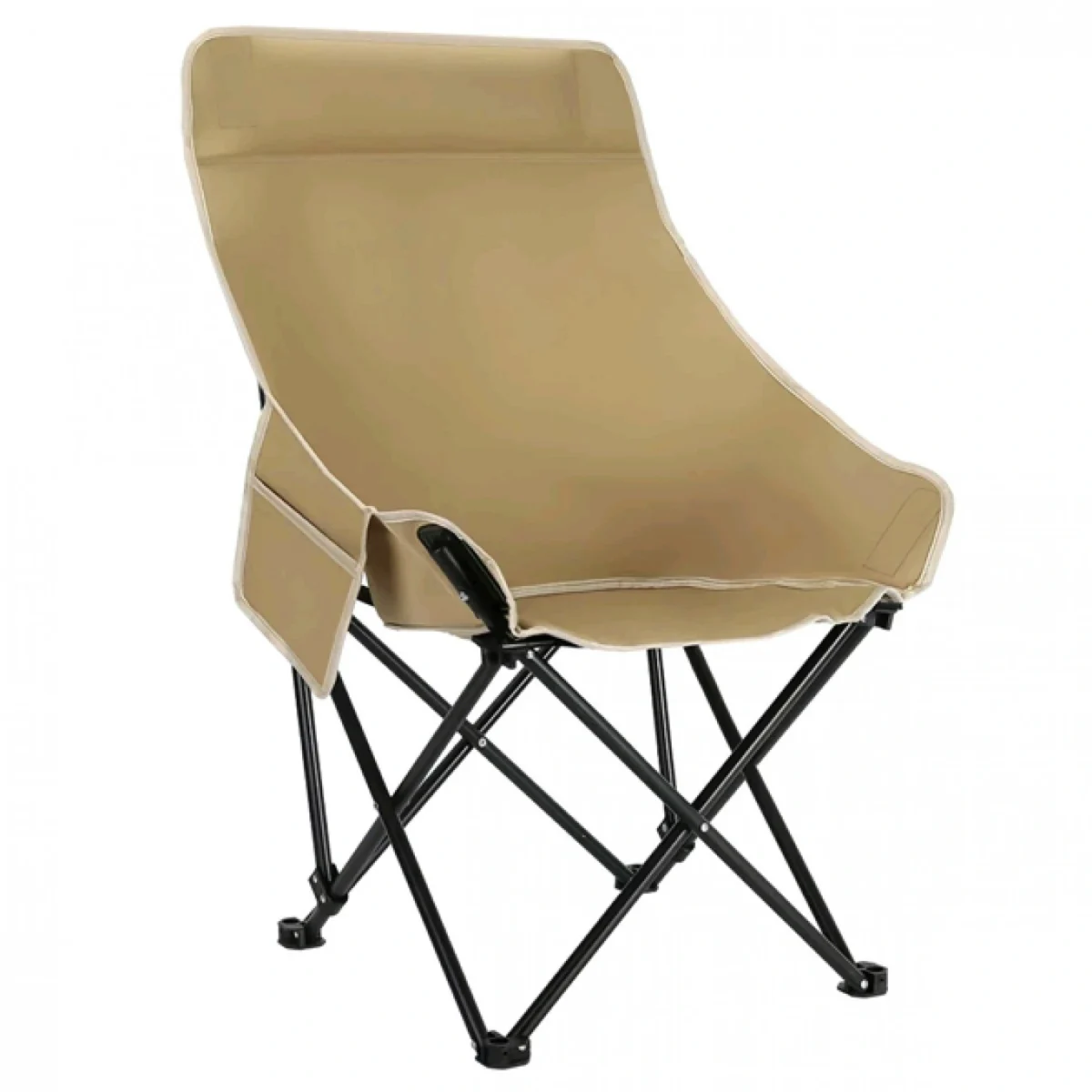 37x90x55cm Πτυσσόμενη Καρέκλα Camping - Ψαρέματος με Μεταλλικό Σκελετό 34x70x50cm