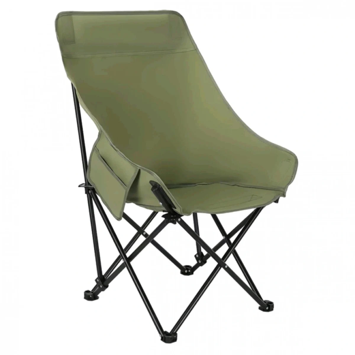 37x90x55cm Πτυσσόμενη Καρέκλα Camping - Ψαρέματος με Μεταλλικό Σκελετό 34x70x50cm