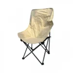 43x43x92cm Πτυσσόμενη Καρέκλα Ψαρέματος-Camping με Μεταλλικό Σκελετό