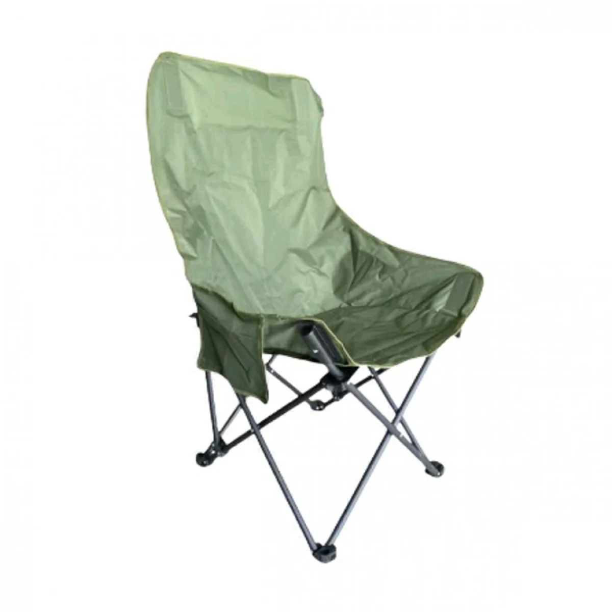 43x43x92cm Πτυσσόμενη Καρέκλα Ψαρέματος-Camping με Μεταλλικό Σκελετό