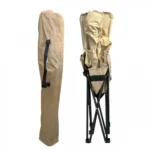 43x43x92cm Πτυσσόμενη Καρέκλα Ψαρέματος-Camping με Μεταλλικό Σκελετό