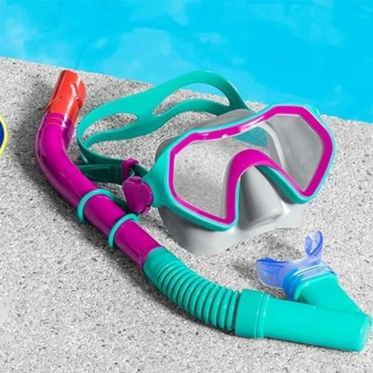 Bestway Crusader Παιδικό Σετ Μάσκας & Αναπνευστήρα 7+ – Πολύχρωμο, με UV Προστασία