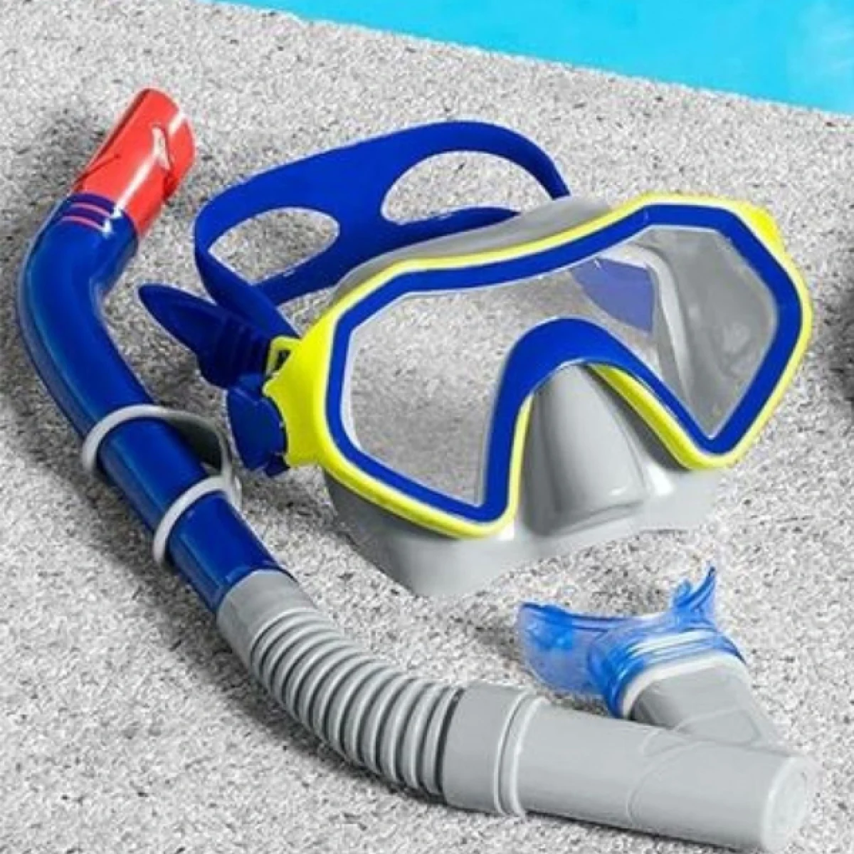 Bestway Crusader Παιδικό Σετ Μάσκας & Αναπνευστήρα 7+ – Πολύχρωμο, με UV Προστασία