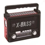 MK-1272BT Ηλιακό Φορητό Ηχείο Bluetooth με Αναλογικό Ραδιόφωνο AM-FM-SW, με Ηλιακό Πάνελ και Φακό