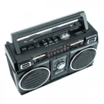 Ηλιακό Φορητό Ηχείο 2x5w Bluetooth με Αναλογικό Ραδιόφωνο AM-FM, με Ηλιακό Πάνελ RX-750SD