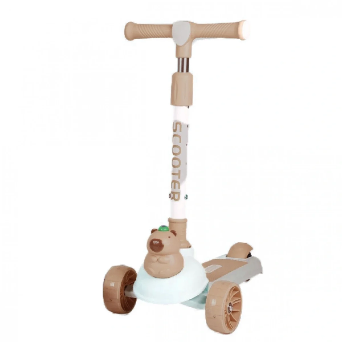 XMT-6011-10 Παιδικό Αναδιπλούμενο Scooter - Πατίνι με Πίσω Φρένο και LED Φωτάκια