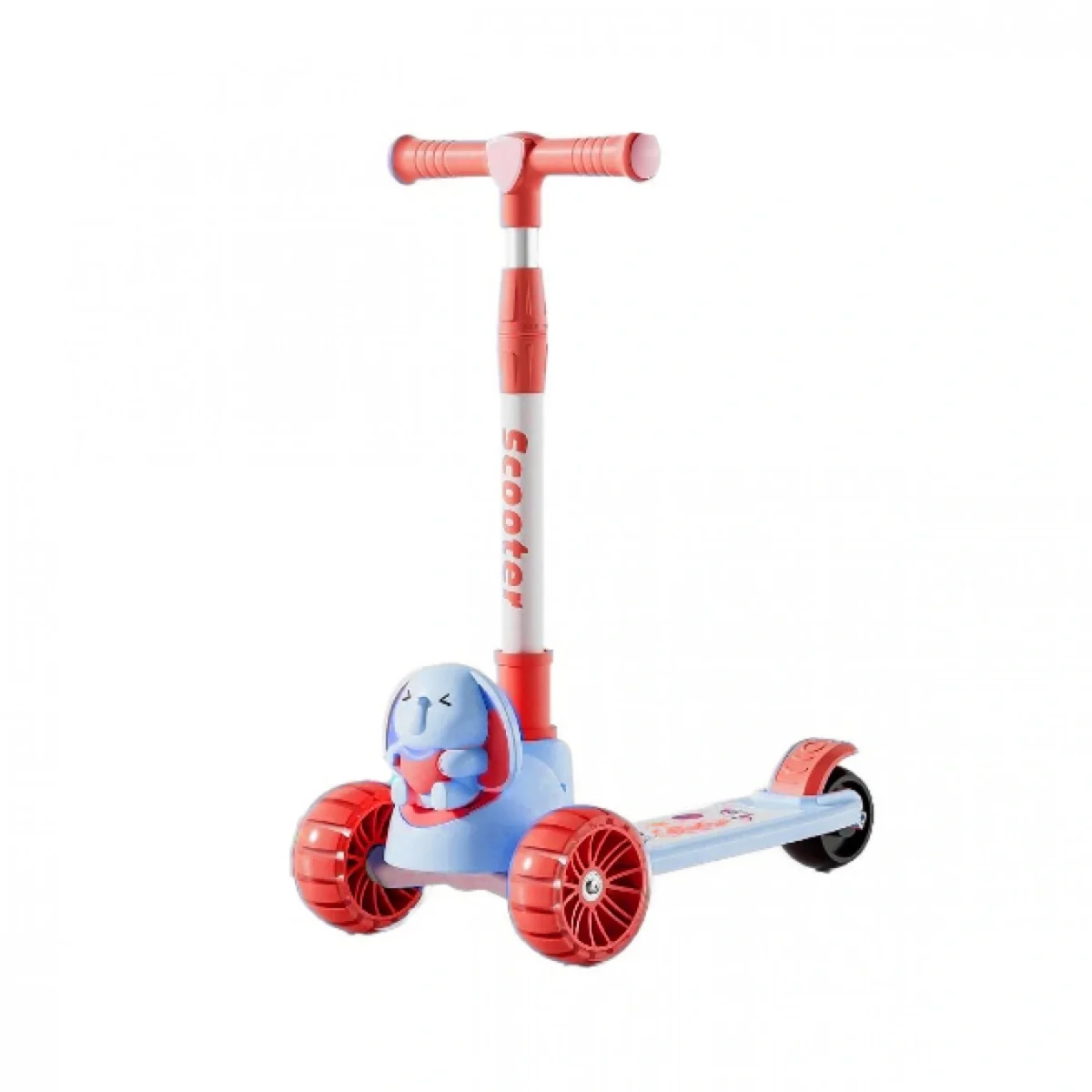 XMT-6013-10-38780 Παιδικό Αναδιπλούμενο Scooter - Πατίνι με Πίσω Φρένο και LED Φωτάκια