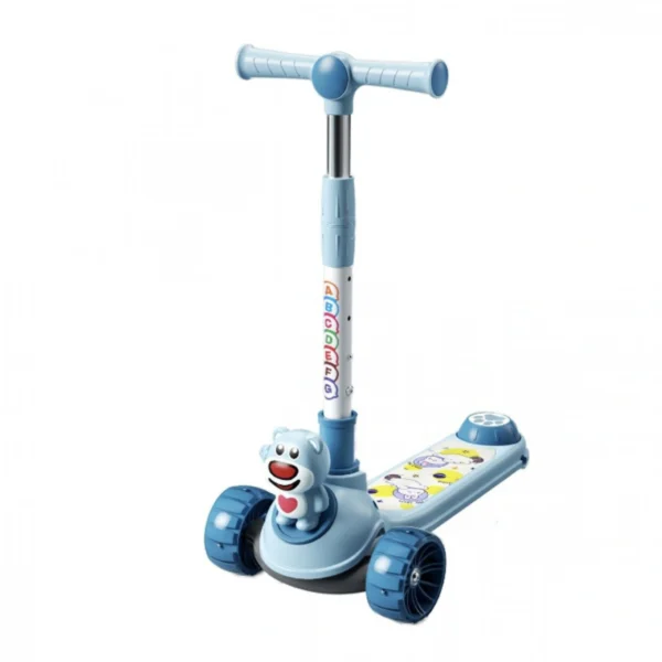 XMT-616-10-38781 Παιδικό Αναδιπλούμενο Scooter - Πατίνι με Πίσω Φρένο και LED Φωτάκια