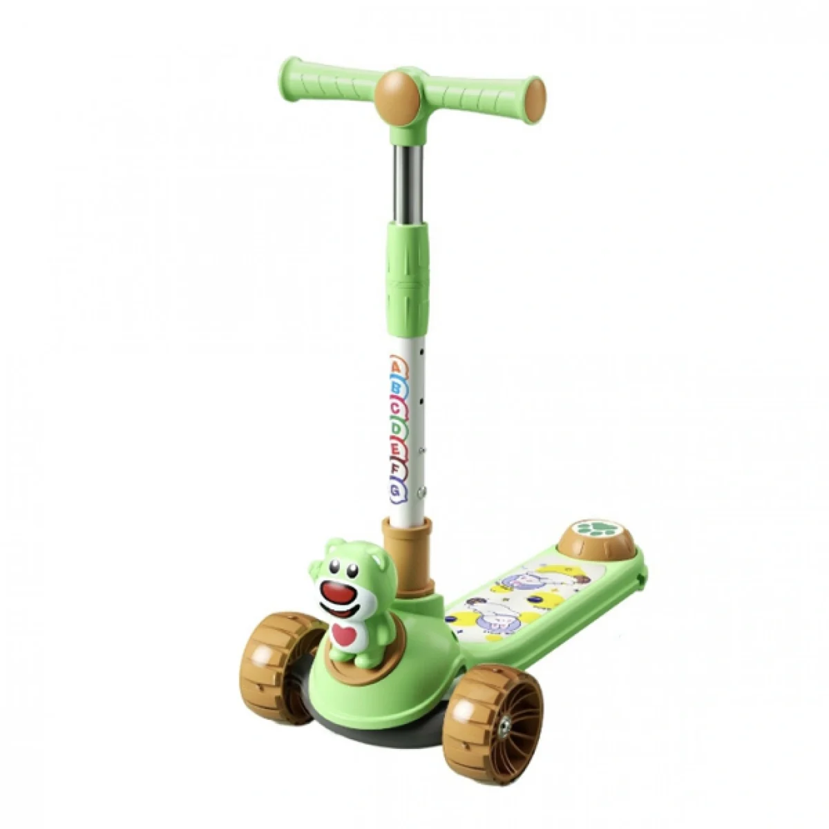 XMT-616-10-38781 Παιδικό Αναδιπλούμενο Scooter - Πατίνι με Πίσω Φρένο και LED Φωτάκια