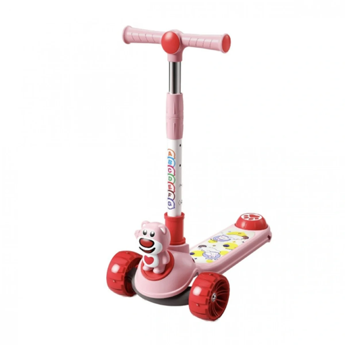 XMT-616-10-38781 Παιδικό Αναδιπλούμενο Scooter - Πατίνι με Πίσω Φρένο και LED Φωτάκια