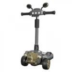 XMT-888 Παιδικό Αναδιπλούμενο Scooter - Πατίνι Retro Αυτοκίνητο με Πίσω Φρένο, Καθρέφτες και LED Φωτάκια