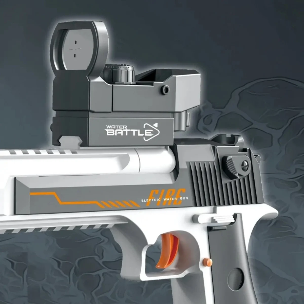 Επαναφορτιζόμενο Ηλεκτρικό Νεροπίστολο 2 σε 1 με Δοχείο Νερού 425ml