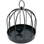 Μεταλλική Βάση για Φιδάκια Κουνουπιών με Διακοσμητικό Πουλάκι και Συλλογή Στάχτης 14x16,5 cm