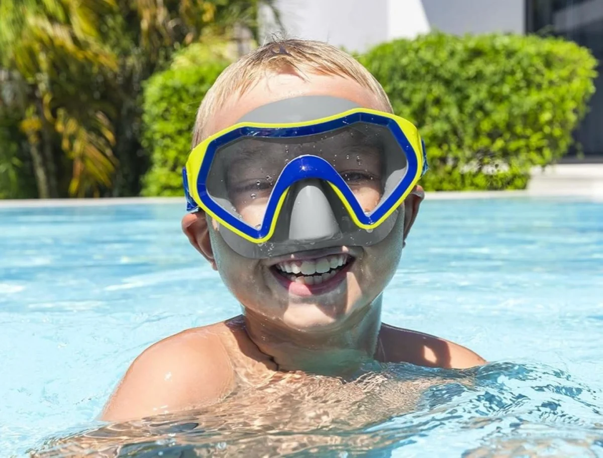 Παιδική Μάσκα Θαλάσσης με UV Προστασία και Στεγανή Εφαρμογή - Bestway Crusader 7+