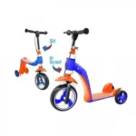 Παιδικό Πολυμορφικό Πατίνι & Ποδήλατο 2 σε 1 με 3 Τροχούς και Ρυθμιζόμενο Τιμόνι