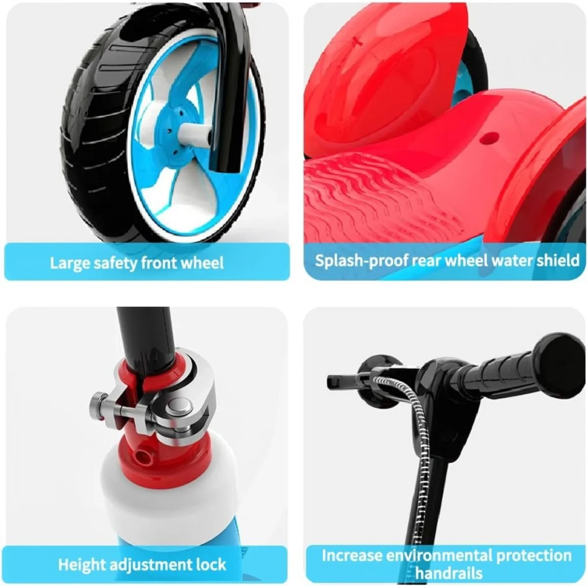 Παιδικό Πολυμορφικό Πατίνι & Ποδήλατο 2 σε 1 με 3 Τροχούς και Ρυθμιζόμενο Τιμόνι