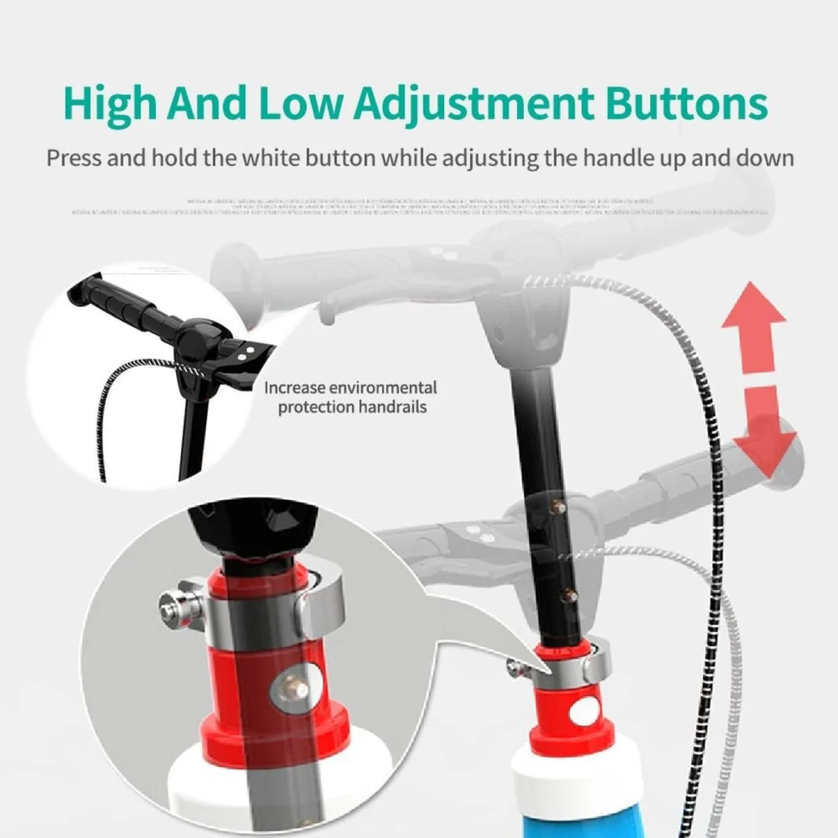 Παιδικό Πολυμορφικό Πατίνι & Ποδήλατο 2 σε 1 με 3 Τροχούς και Ρυθμιζόμενο Τιμόνι