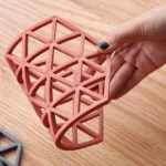 Αντιολισθητικά Σουπλά Σιλικόνης - Θερμοπροστασίας σε Σχέδιο Χιονονιφάδας 16x14x0.6cm