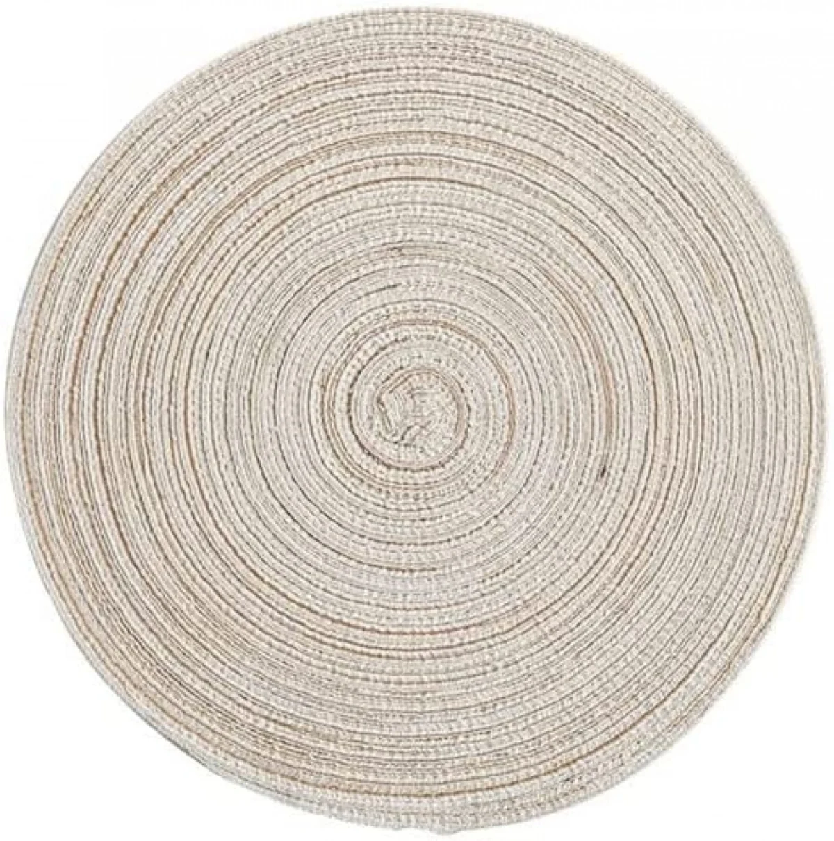 Boho Ψάθινο Σουπλά Στρογγυλό 18cm