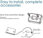 Αδιάβροχο Επαγωγικό Ωρόμετρο Κινητήρα με Ψηφιακή Οθόνη LCD - Σκάφος, Τρακτέρ, Αυτοκίνητα, Μοτοσυκλέτα, Φορτηγά DC 4.5 - 90V Κόκκινο - Inductive Hour Meter