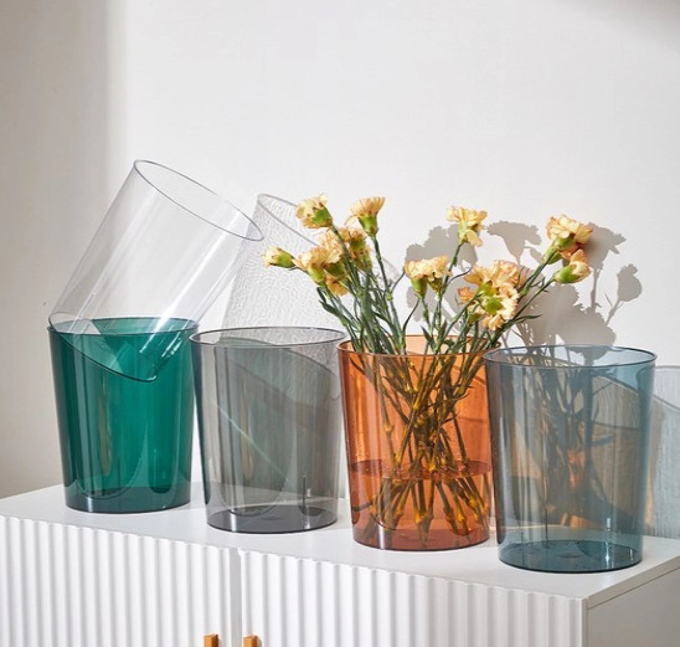 Ακρυλικό Διαφανές Δοχείο - Καλάθι Ακρυλικό Διαφανές Δοχείο - Καλάθι