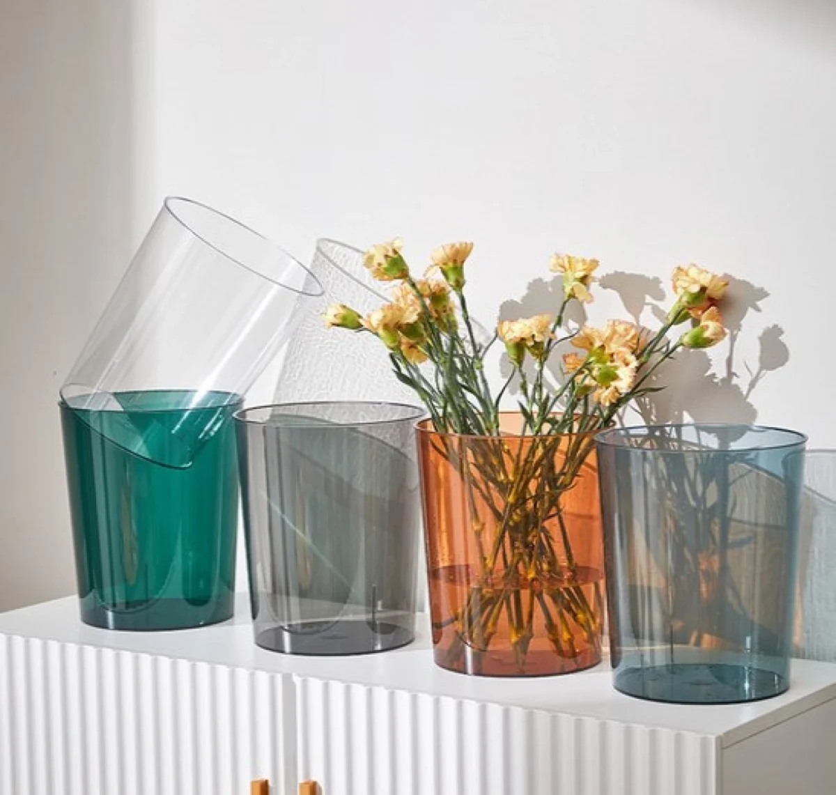 Ακρυλικό Διαφανές Δοχείο - Καλάθι