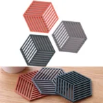 Αντιολισθητικά Σουπλά Σιλικόνης - Θερμοπροστασίας σε Σχέδιο Γραμμές 16x14x0.6cm