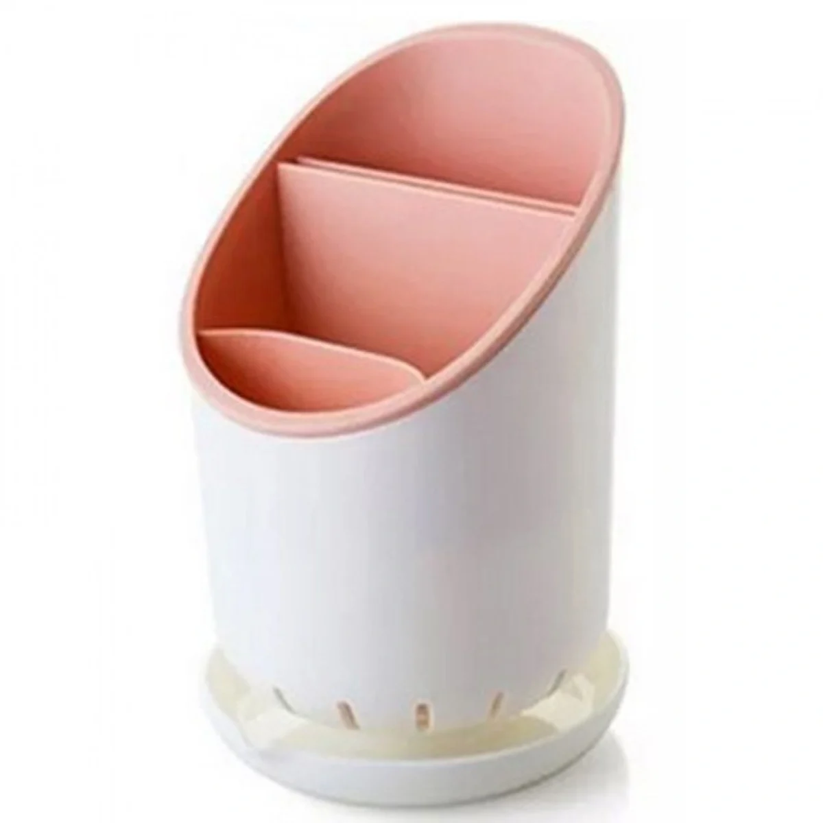 Βάση Στράγγισης για Μαχαιροπίρουνα με 3 Θέσεις Οργάνωσης - Κουζίνας Πλαστική σε τέσσερα χρώματα