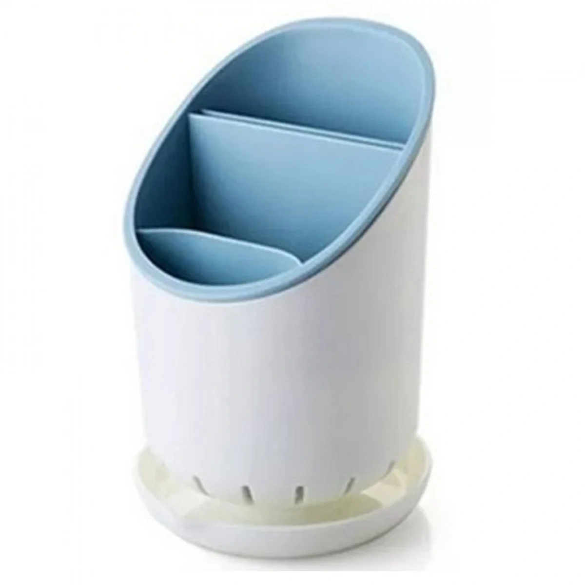 Βάση Στράγγισης για Μαχαιροπίρουνα με 3 Θέσεις Οργάνωσης - Κουζίνας Πλαστική σε τέσσερα χρώματα