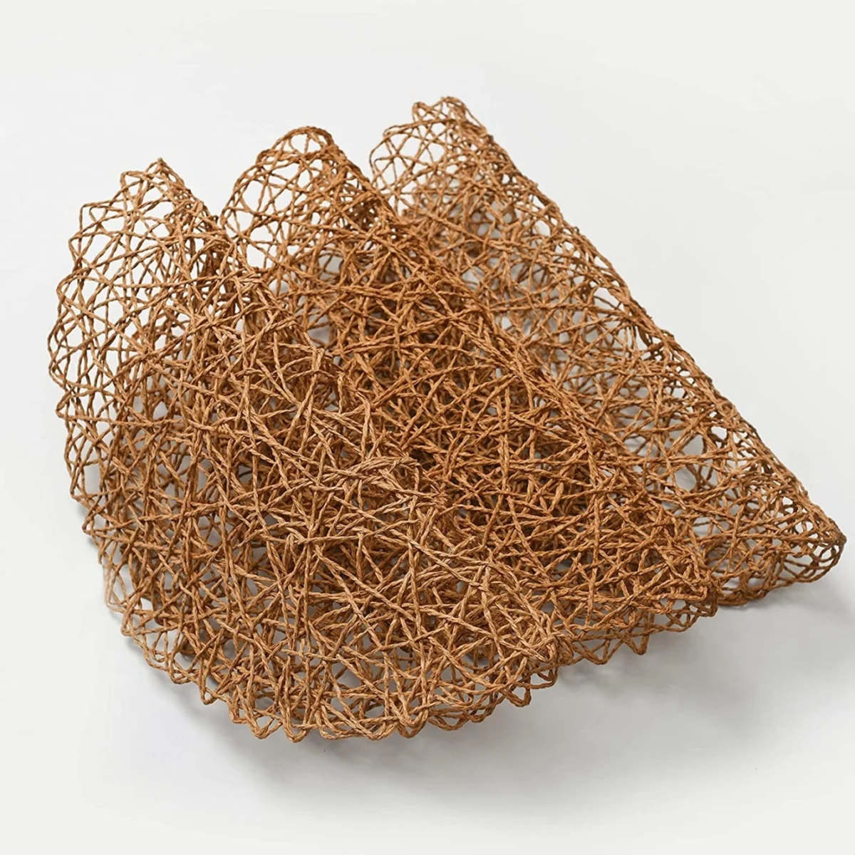 Βαμβακερό Στρογγυλό Σουπλά σε Σχέδιο Δίχτυ 38cm