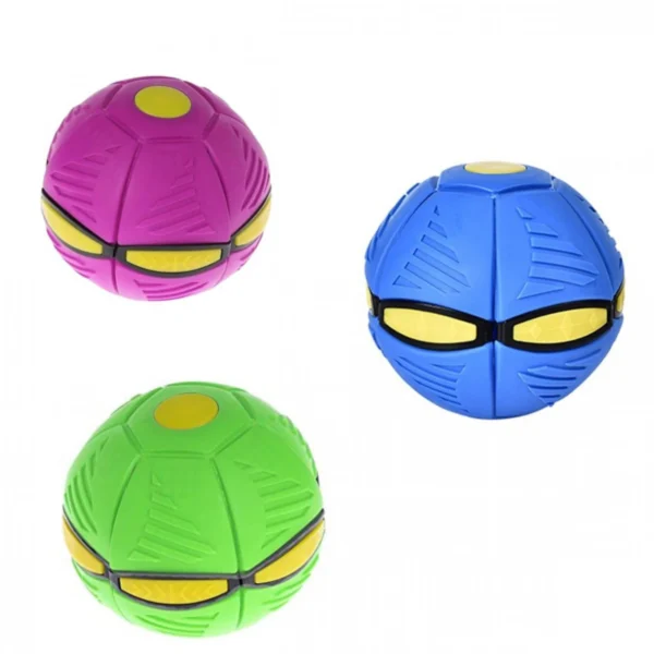 Δίσκος - Φρίσμπι όπου γίνεται Μπάλα με LED - Flat Ball Disk