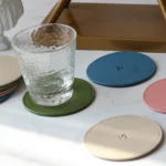 Δερμάτινο Σουβέρ - Βάση για Ποτήρια 10cm