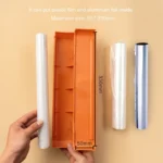 Επιτοίχια Βάση Οργάνωσης για Αλουμινόχαρτο ή Μεμβράνη, Χαρτί Κουζίνας & Θήκη για Σακούλες σε Ρολό 41x7x8cm​ σε τρεις αποχρώσεις