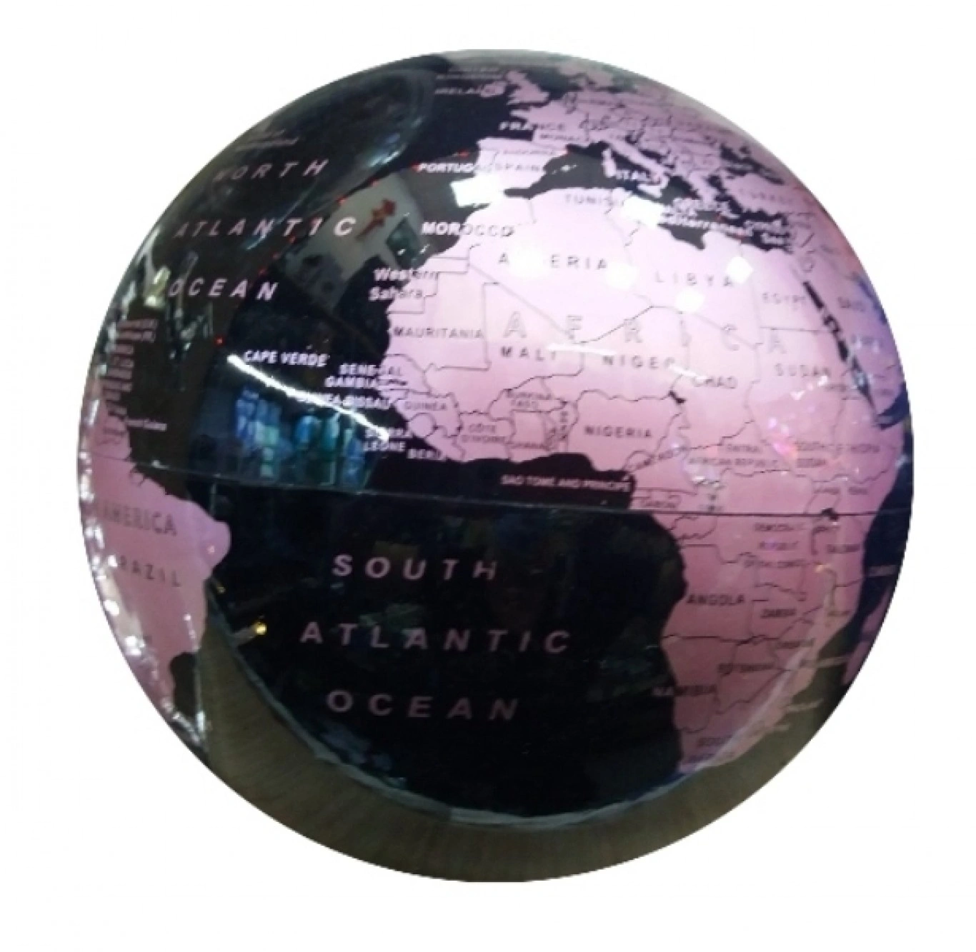 Μαγική Περιστρεφόμενη Υδρόγειος Μαύρο - Ροζ Μαγική Περιστρεφόμενη Υδρόγειος Μαύρο - Ροζ