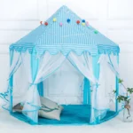 Εξαγωνική Παιδική Σκηνή - Κάστρο με 6 Εισόδους & Ημιδιαφανείς Κουρτίνες 135x140cm