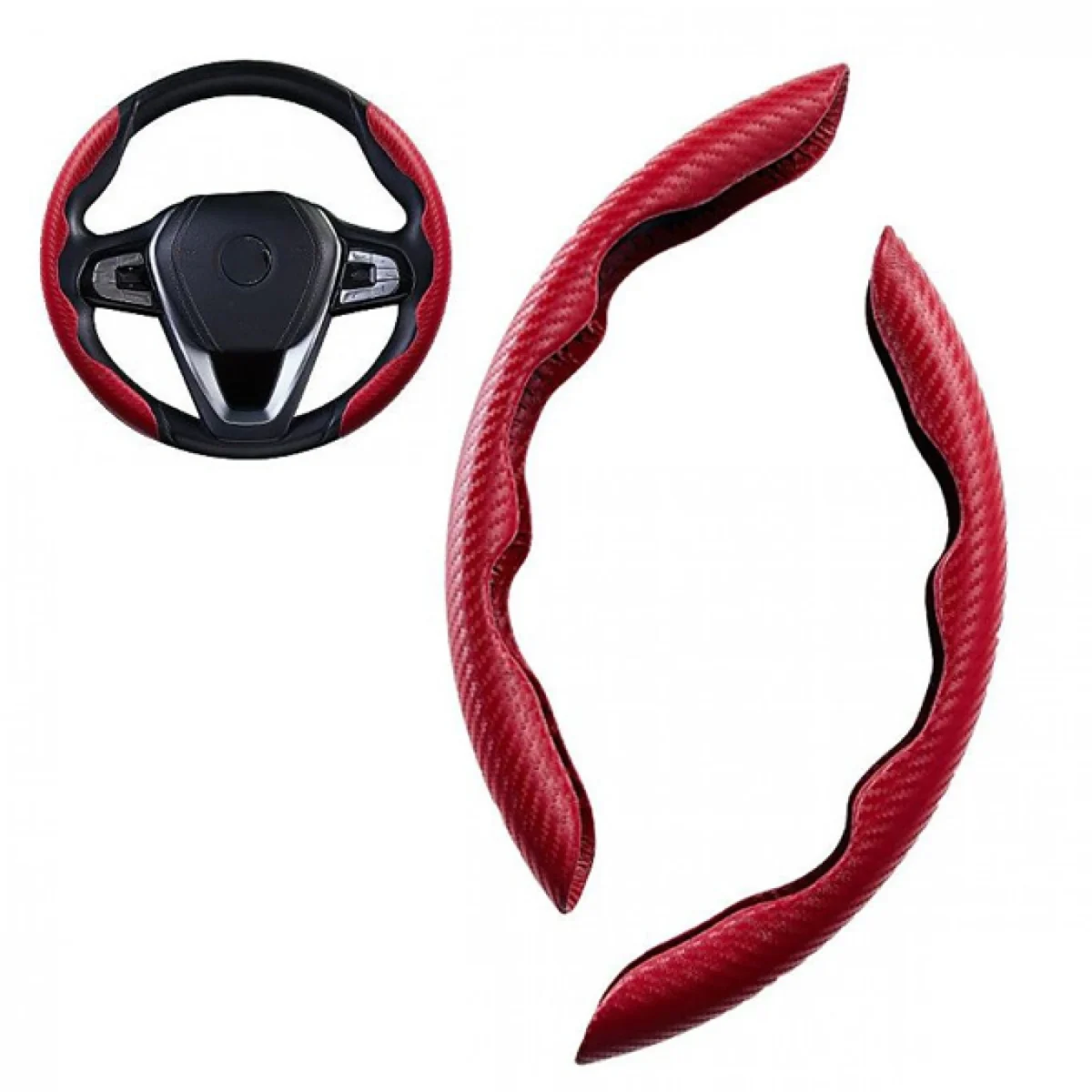 Σετ 2 Τεμαχίων Μισό Κάλυμμα ΤιμονιούΤύπου Carbon