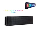 Led Κυλιόμενη Πινακίδα με RGB Φωτισμό Μονής Όψης 220v 131,5x19x5cm