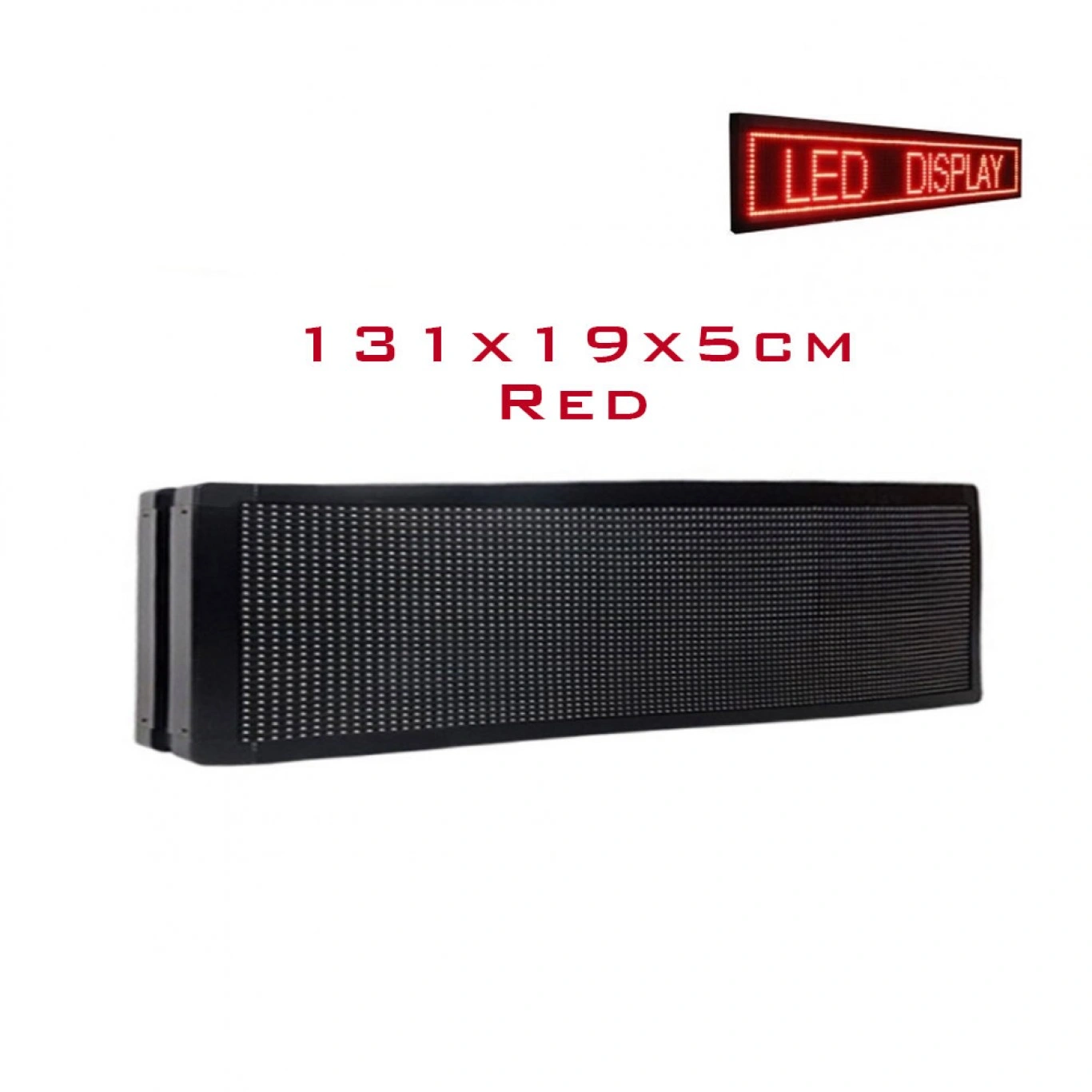 Led Κυλιόμενη Πινακίδα με Κόκκινο Φωτισμό Μονής Όψης 220v 131x19x5cm Led Κυλιόμενη Πινακίδα με Κόκκινο Φωτισμό Μονής Όψης 220v 131x19x5cm