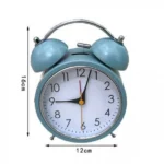 Retro Επιτραπέζιο Ρολόι Ξυπνητήρι 16x12εκ