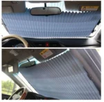 Universal Συρόμενο Σκίαστρο που Κόβεται - Ηλιακή Προστασία Παρμπρίζ Αυτοκινήτου