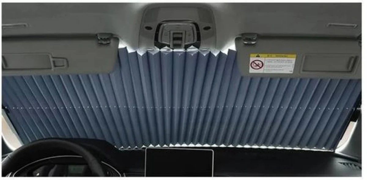 Universal Συρόμενο Σκίαστρο που Κόβεται - Ηλιακή Προστασία Παρμπρίζ Αυτοκινήτου