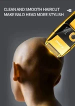 Αδιάβροχη USB Επαναφορτιζόμενη Ξυριστική Μηχανή Προσώπου και Κεφαλιού Kemei