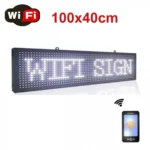 Αδιάβροχη Κυλιόμενη Πινακίδα LED με WiFi Μονής Όψης 100x40cm