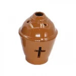 Καντήλι Κεραμικό "Γλαστράκι" 13x10.5 cm