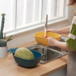 Πλαστικό Σουρωτήρι Φρούτων και Λαχανικών - Φρουτιέρα σε Σχήμα Ανανά