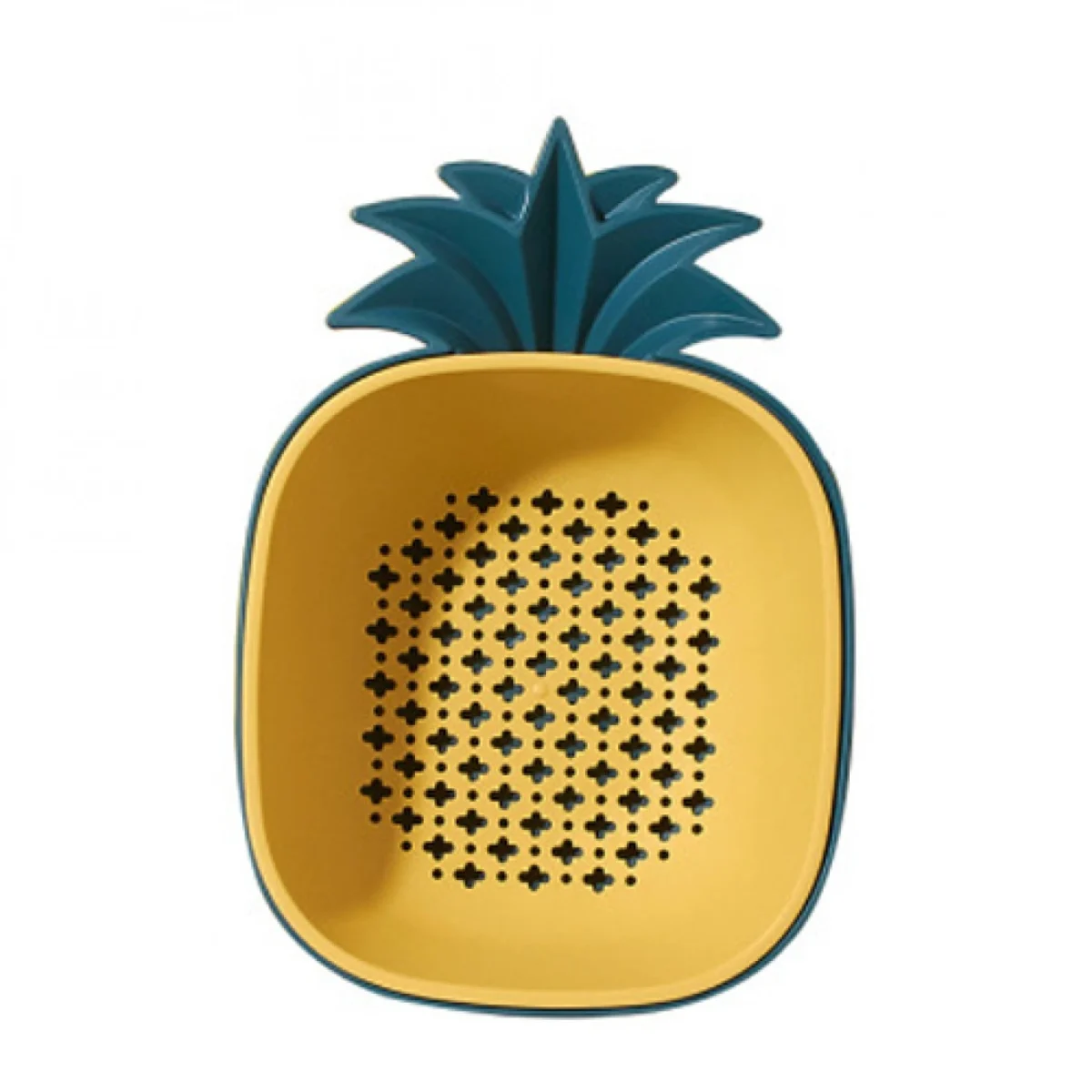 Πλαστικό Σουρωτήρι Φρούτων και Λαχανικών - Φρουτιέρα σε Σχήμα Ανανά