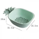 Πλαστικό Σουρωτήρι Φρούτων και Λαχανικών - Φρουτιέρα σε Σχήμα Ανανά